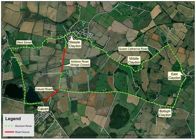 Photo of HS2 advance works notification of Phase 3 of utility diversion works Calvert 